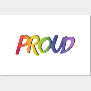 Proud Pride Posters and Art